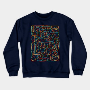 Abstract Geometra Crewneck Sweatshirt